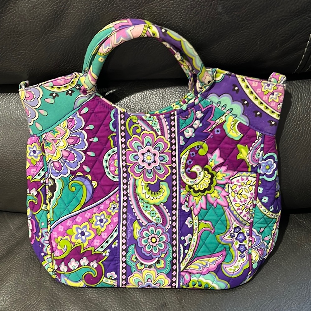 Vera Bradley purple paisley bag